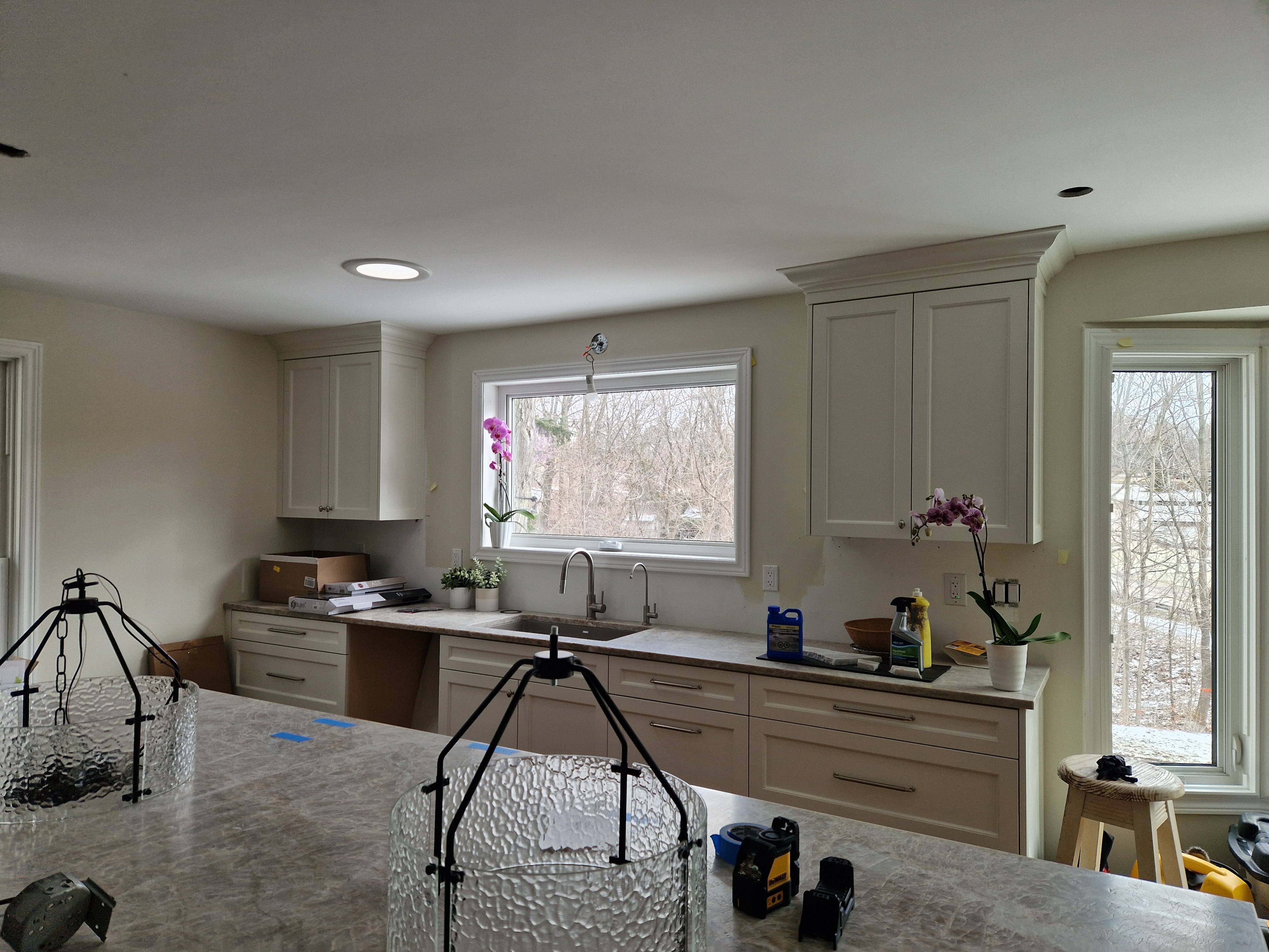 Kitchen conversion into an open space